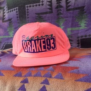 Spring break 93 fluorescent hat.